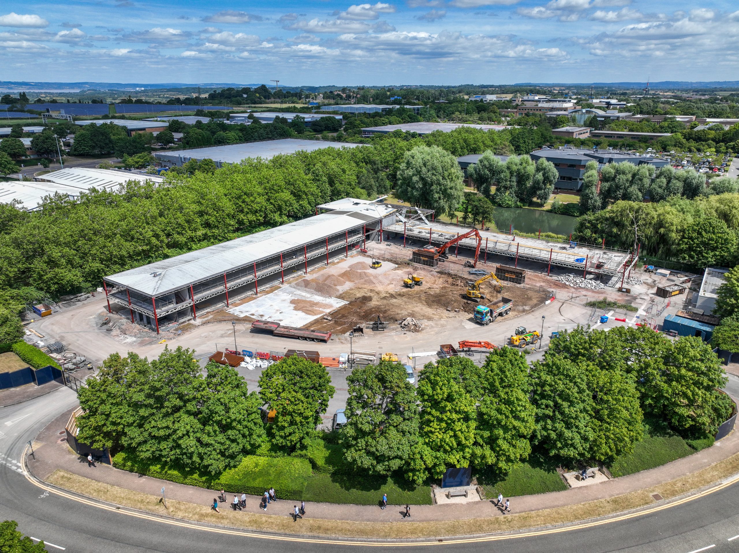 £17M Zero-Carbon Office Development Fast Taking Shape