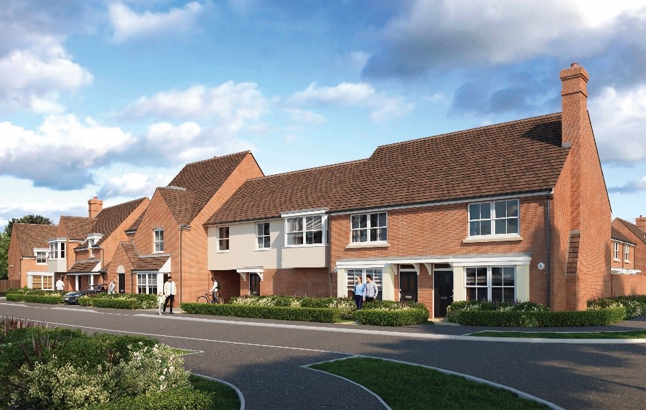 New housing developments in Kings Hill