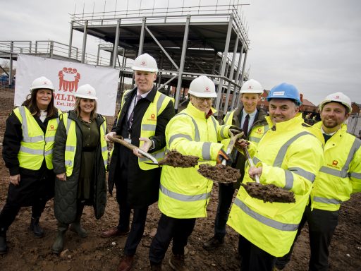 Image 1 Dunstall Park Primary School Sod-cutting ceremony marks the start of new Tamworth school