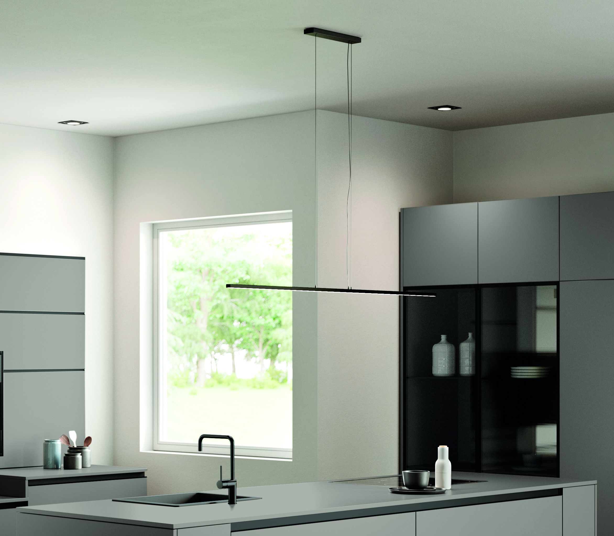 Rotpunkt hybrid kitchen design