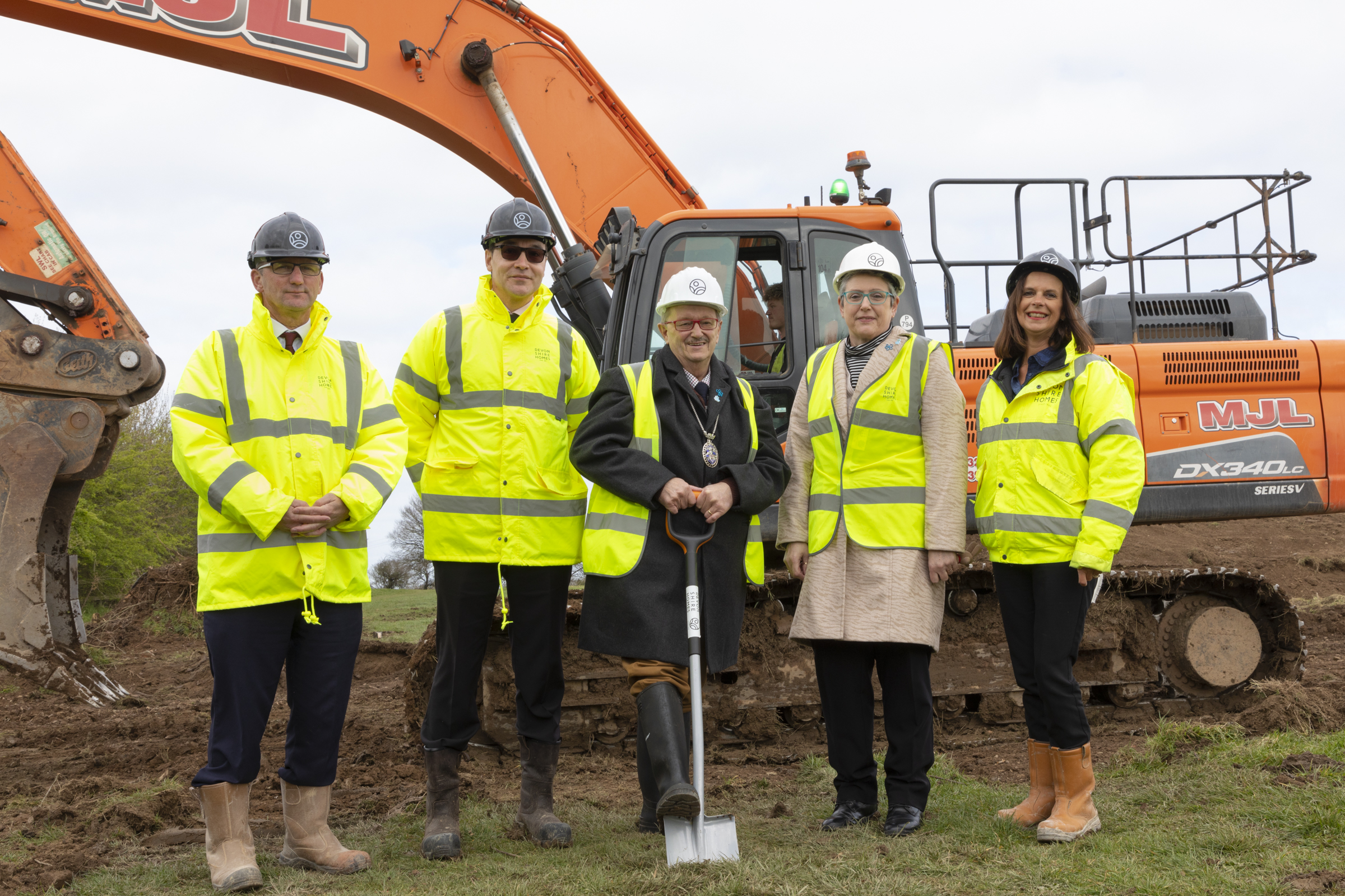 Ceremony Marks Construction at Bideford New Build Homes Site